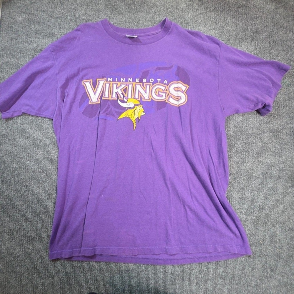 Vintage Minnesota Vikings Shirt Mens XL Purple NFL Football Starter Tee 90s